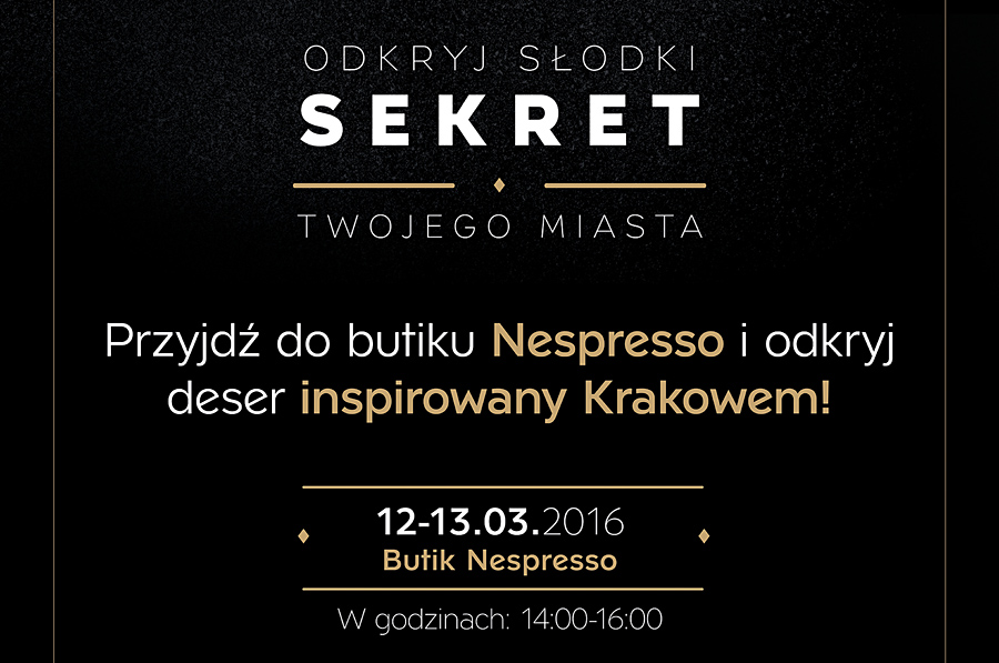 Nespresso: Odkryj słodki sekret Krakowa